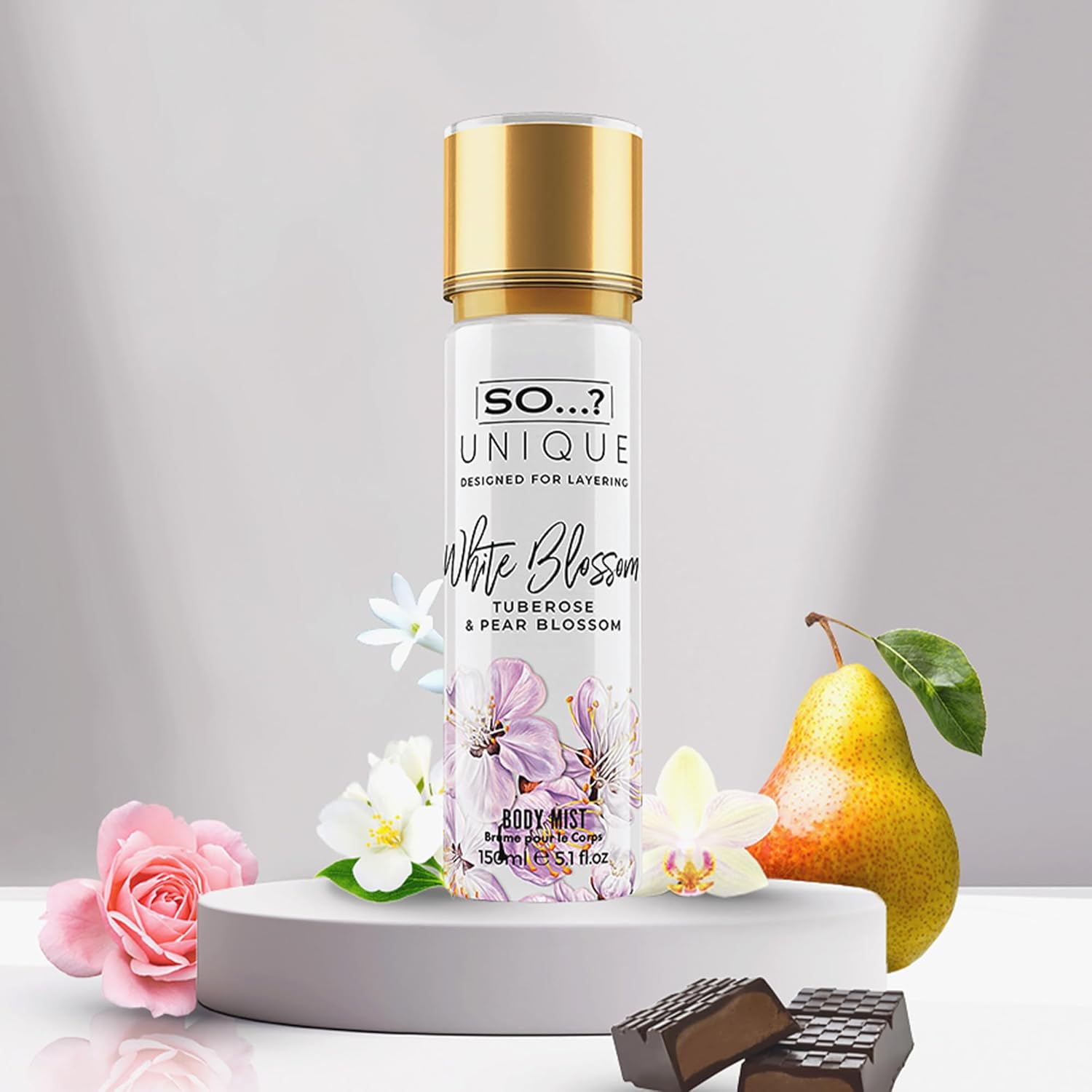 So… Unique White Blossom Body Mist - Floral Vanilla Perfume For Women - Over 800 Sprays, Lasting 6 Hours - Ideal Gifts For Women - 5.1 Oz : Beauty & Personal Care