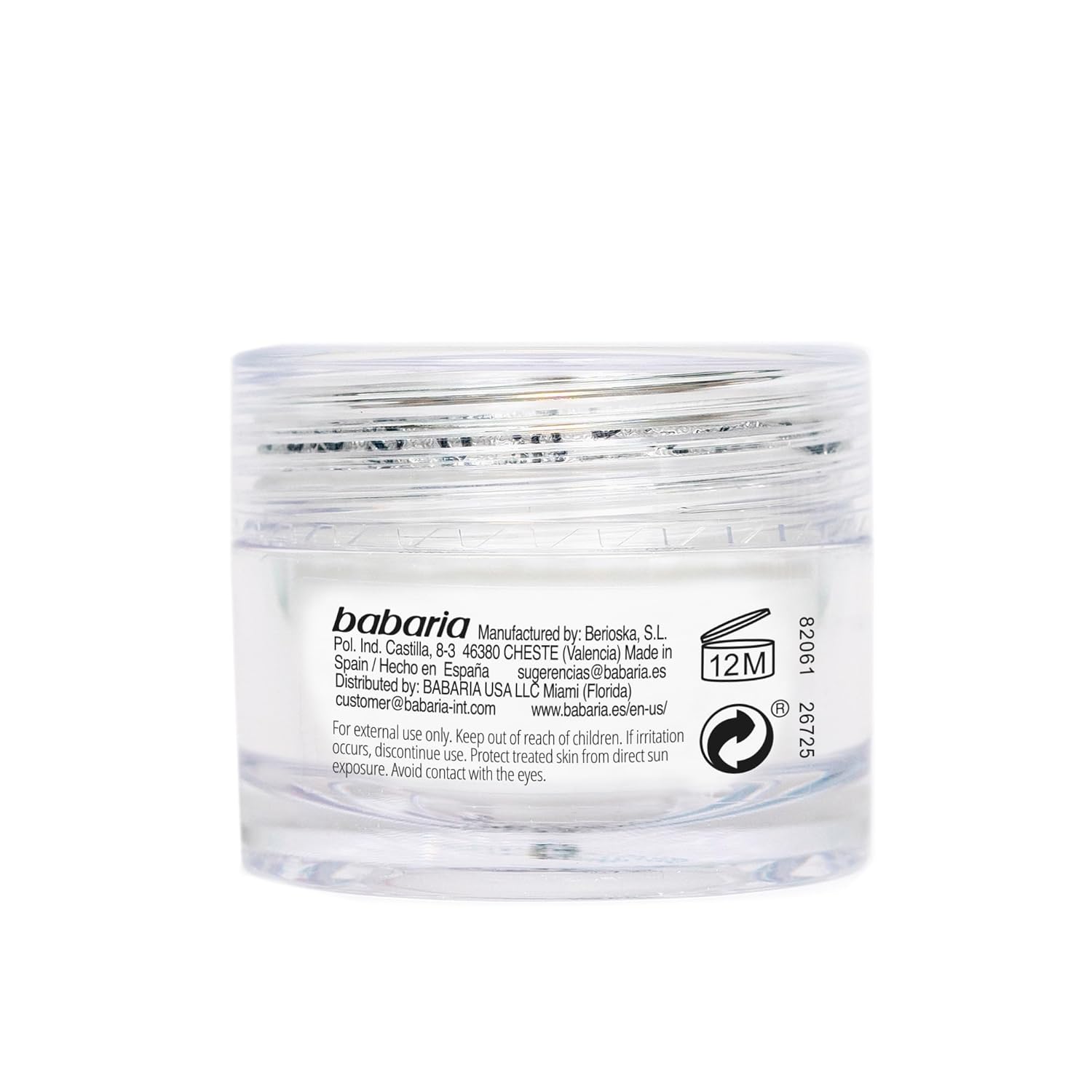 Babaria Retinol Face Rejuvenator, 1.7 Oz - Night Cream Face Moisturizer - Anti Aging Cream With Hyaluronic Acid For Wrinkle Reduction, Skin Firmness And Collagen Synthesis - Light And Fast Absorption