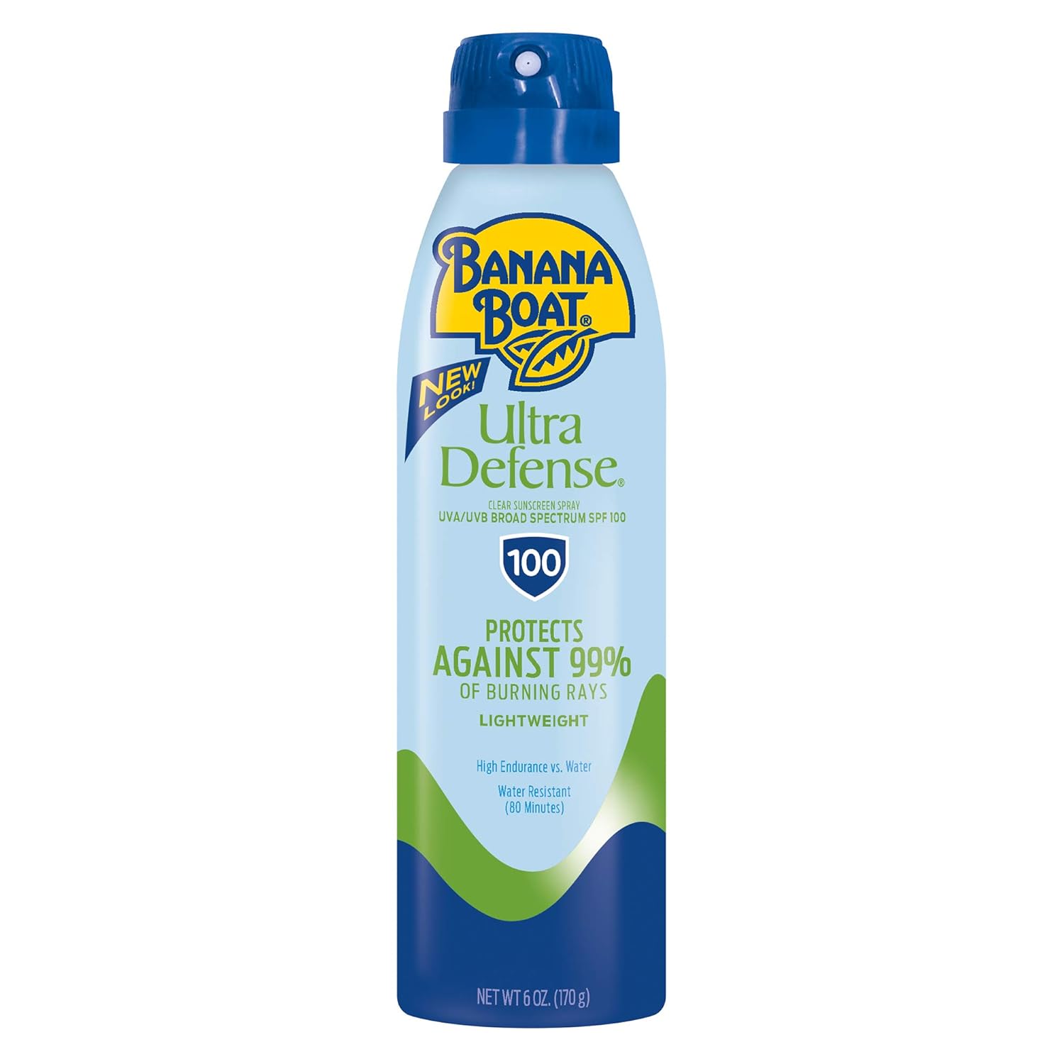 Banana Boat Ultra Defense Clear Sunscreen Spray Spf 100, 6Oz | Lightweight Sunscreen, Banana Boat Spf 100 Spray On Sunscreen, Water Resistant Sunscreen, 6Oz