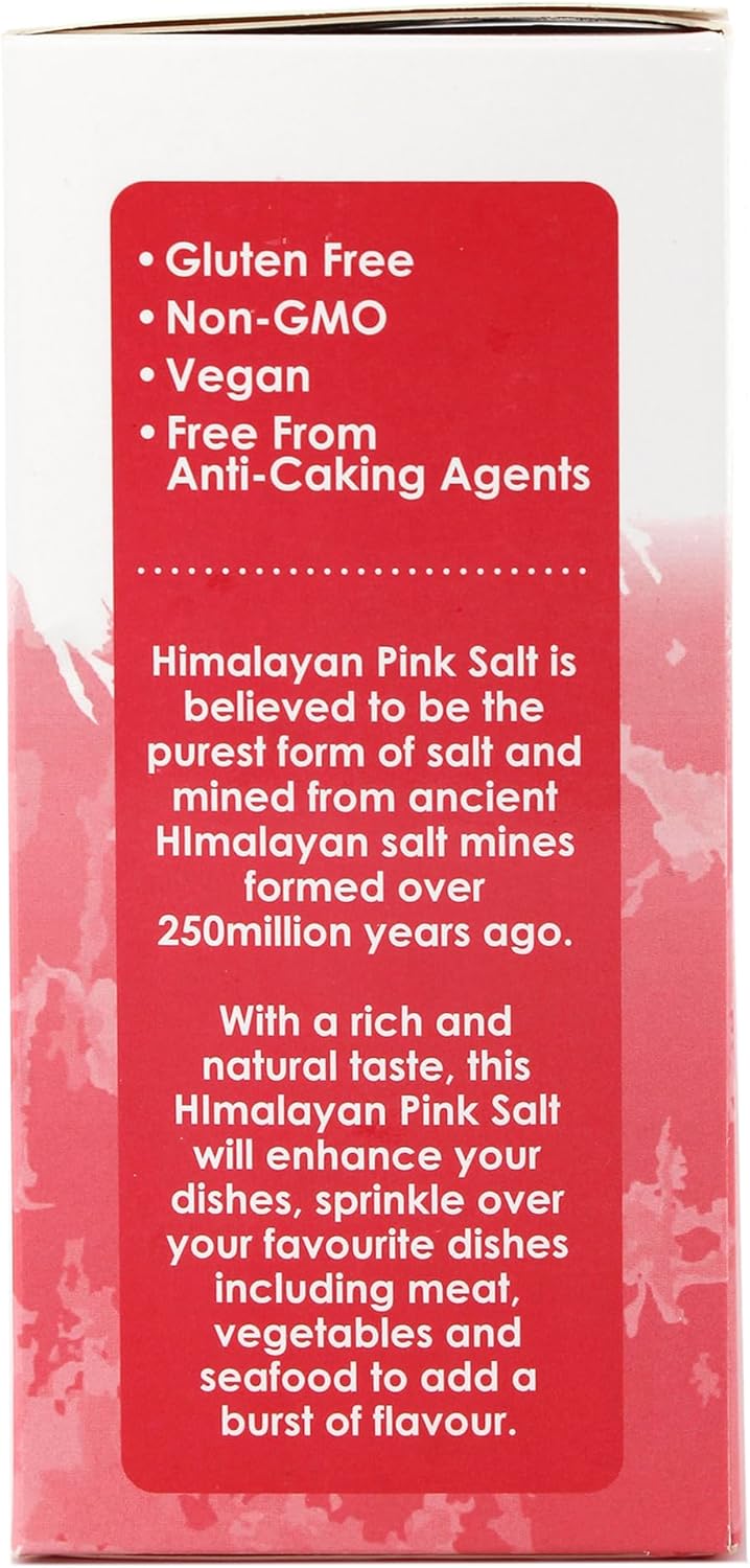 Geo Organics Pure Himalayan Pink Salt Crystals 500g (Pack of 1) | 100% Natural Salt & Unrefined | Harvested Using Sustainable & Eco-Friendly Practices - Contains 84 Minerals (Finely Ground Pink Salt) : Amazon.co.uk: Grocery