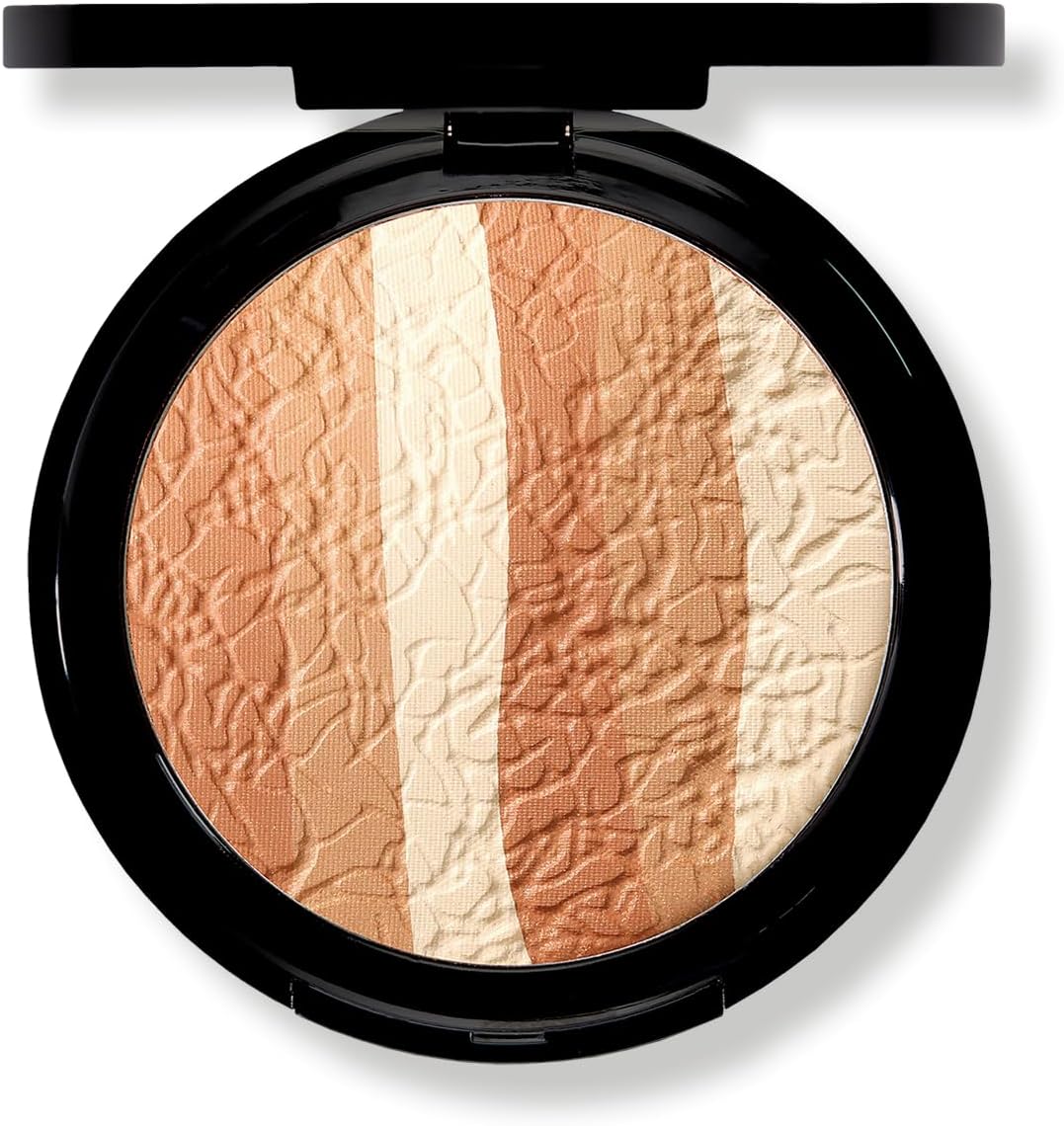 Mii Cosmetics Glamorous Trio Bronzing Face Finish, Bronzer and Highlighter Makeup, Face Palette for Contour & Highlight, Includes 3 Shades, Blendable & Buildable : Amazon.co.uk: Beauty