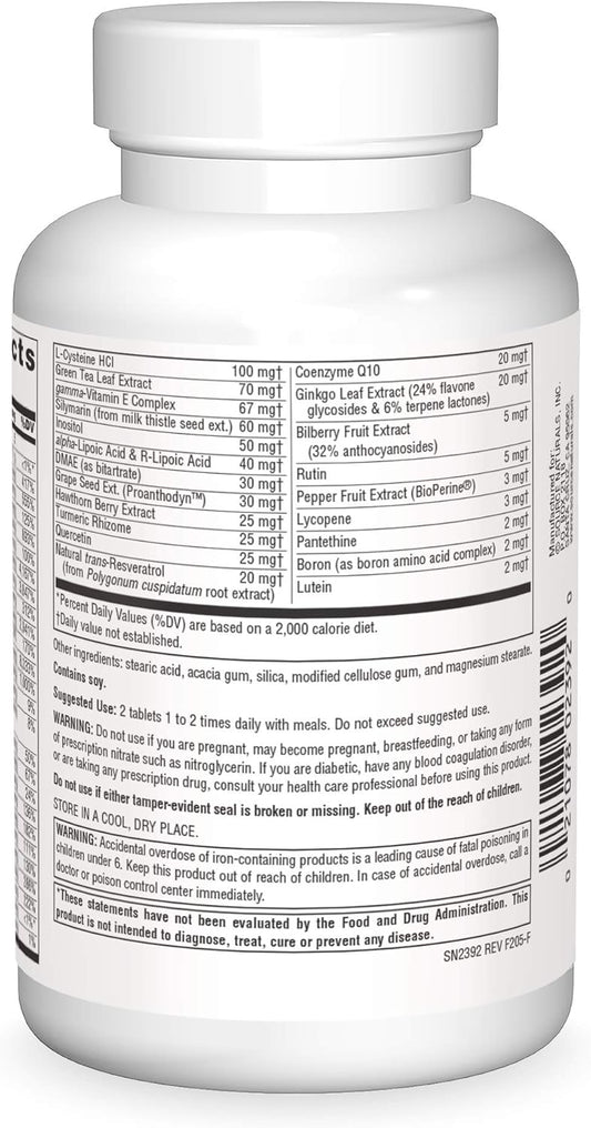 Source Naturals Life Force Vegan Multiple, Complete All-Vegan Nutrition* - 60 Tablets