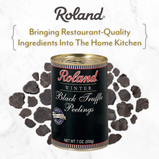 Roland Foods Himalayan Black Truffle Peelings, Indicum Truffles, Specialty Imported Food, 7-Ounce Can