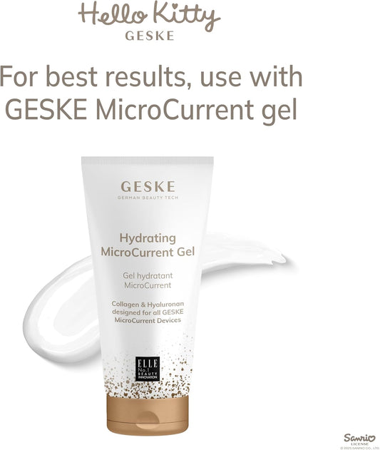 GESKE x Hello Kitty SmartAppGuided™ MicroCurrent Skin Scrubber & Blackhead Remover | 9 in 1 | Skincare tool | Pores cleaner | Anti-aging & cleansing | Professional face lift | Blackheads removal : Amazon.co.uk: Beauty