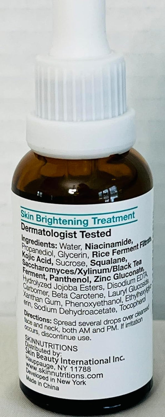 Skin Nutrition Facial Serum That Brightens Dull Skin With Niacinamide 5% + Squalane Serum Is Oil-Free, And Fragrance-Free : Beauty & Personal Care