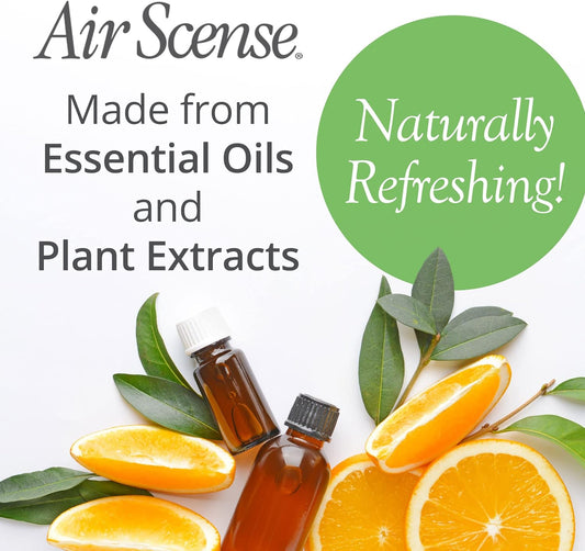Citra Solv Air Scense Essential Oil Air Freshener - Orange Scent - Non-Aerosol - 7 Ounce | Refreshing, Long-Lasting Scent | Eco-Friendly | Exceptional Value