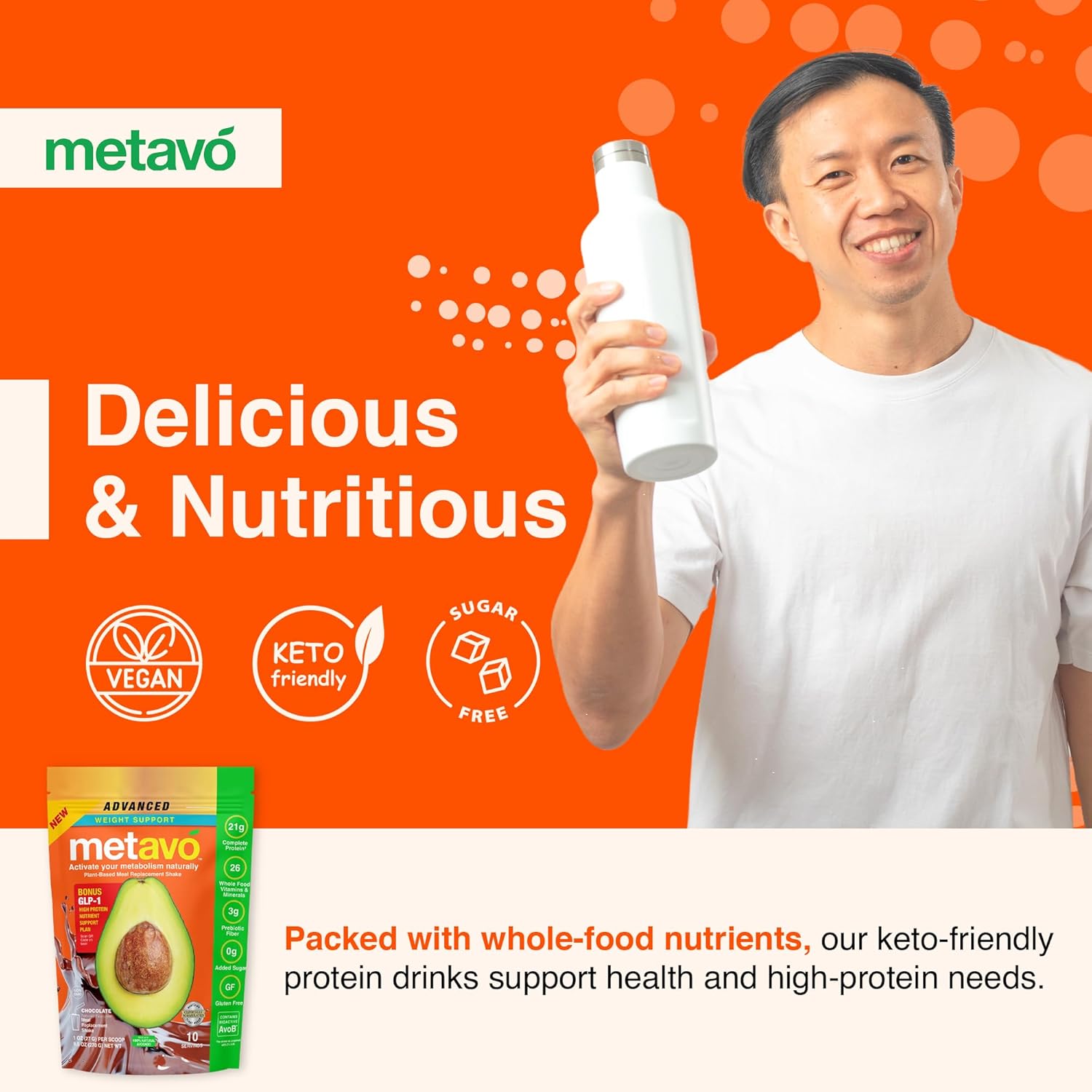 Metavo Advanced Weight Support Meal Replacement Chocolate : Grocery & Gourmet Food