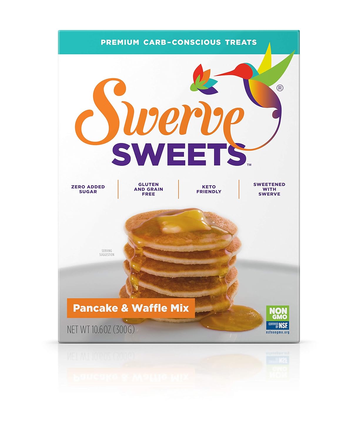 Swerve Sweets, Pancake And Waffle Mix, 10.6 Ounces