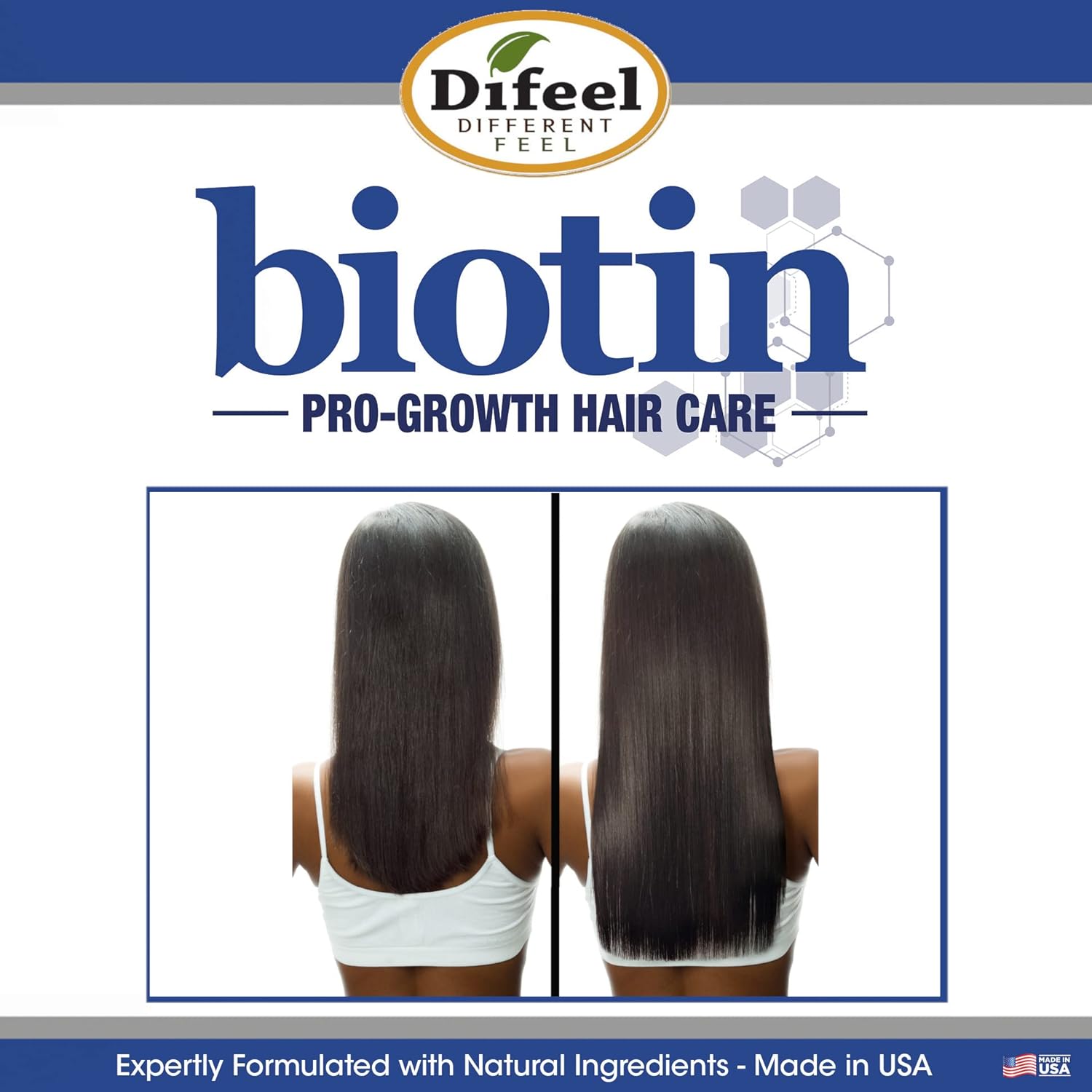 Difeel Pro-Growth Biotin Conditioner for Hair Growth 12 oz. - Conditioner for Thin Hair : Beauty & Personal Care