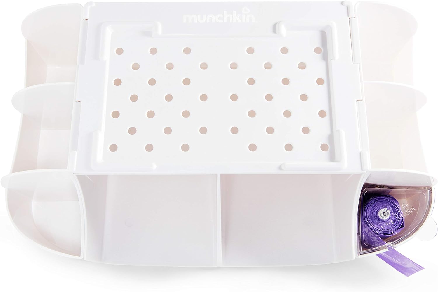 Munchkin® Diaper Change Organizer, Green/white : Baby Diaper Changing Kits : Baby