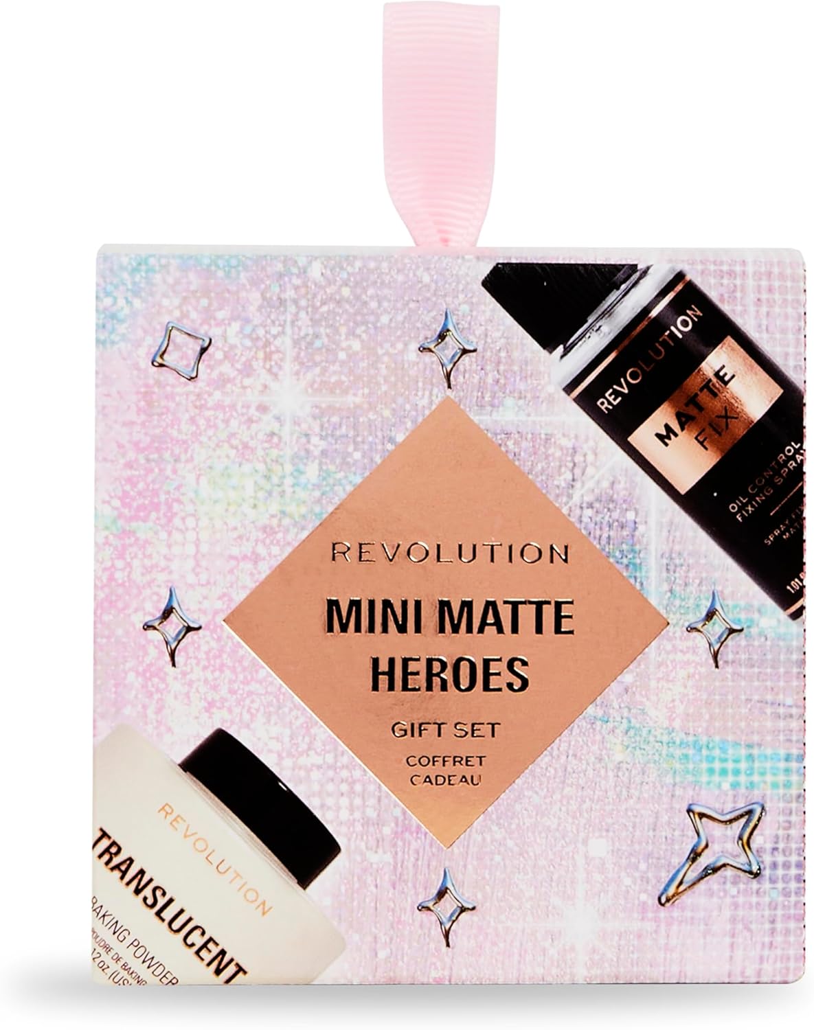 Revolution Beauty Mini Matte Heroes Makeup Gift Set, Mini Kit of Matte Fixing Spray & Translucent Baking Powder, Vegan & Cruelty-Free : Amazon.co.uk: Beauty