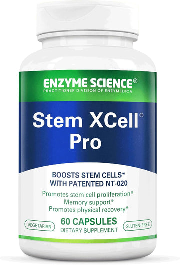 Stem Xcell Pro, Antioxidant Support For Cellular & Immune Health, Stem Cell Health Supplement, 60 Capsules