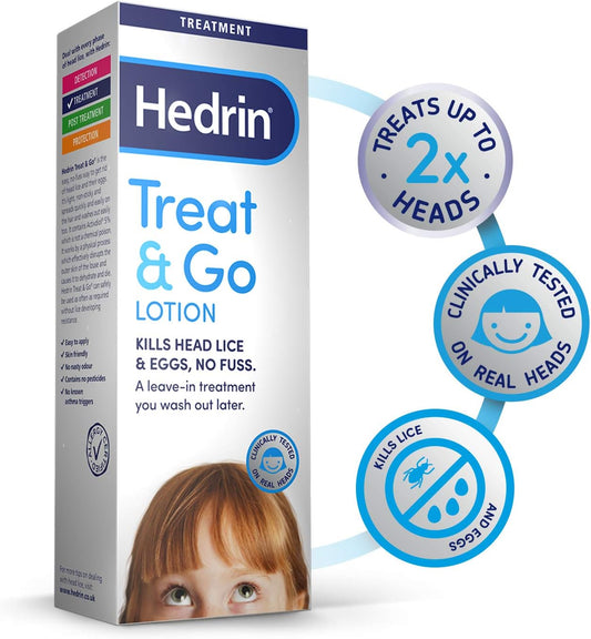Hedrin Treat & Go Lotion (Pack Of 2)