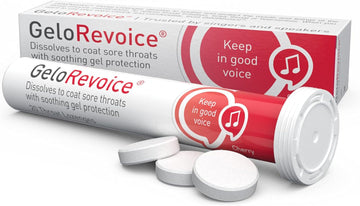 Gelorevoice Throat Lozenges, Cherry 20S, Relief Of Symptoms Including Hoarseness And Tickly Throat, Scratchy Voice, Dry Irritated Mouth And Throat