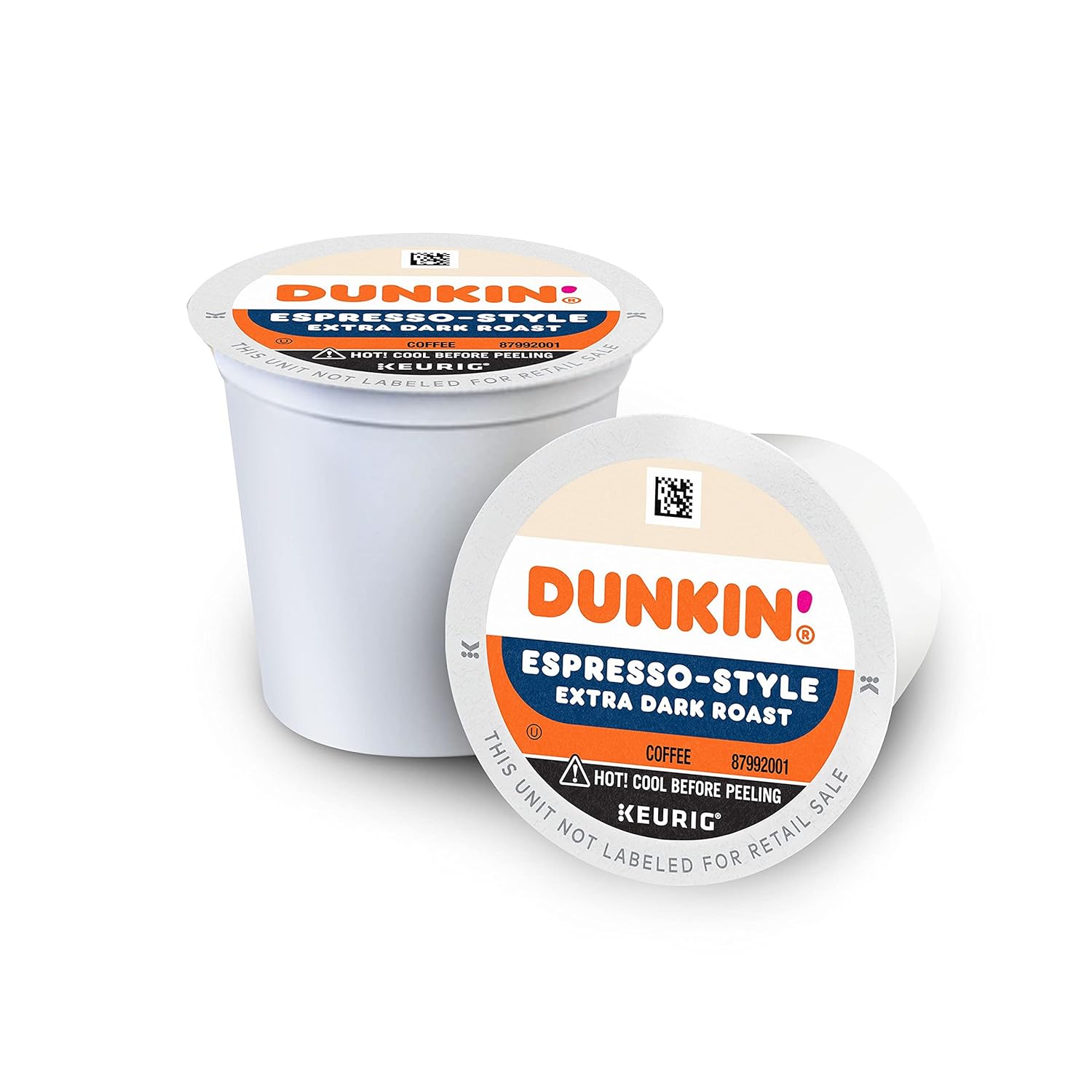 Dunkin' Espresso Style Extra Dark Roast Coffee, 60 Keurig K-Cup Pods : Everything Else