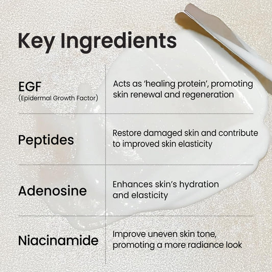 Coxir Intensive Egf Peptide Emulsion L Youth Activating Moisturizer For Face With Egf(Epidermal Growth Factor),Multi-Peptides L For Dull,Aged Skin And Damaged Skin [100Ml/3.38 Fl.Oz]
