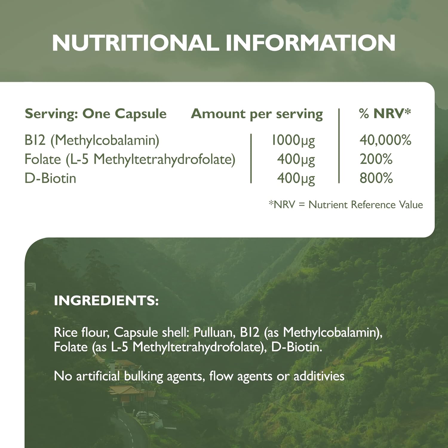 Barefoot Nutrition - B12 Complete, High Strength Supplement, Methylated B 12 (1000µg) - with Cofactors Methyl folate (400µg) & D-Biotin (400µg) - 60 x 1 A Day Vegan-Friendly Capsules : Amazon.co.uk: Health & Personal Care
