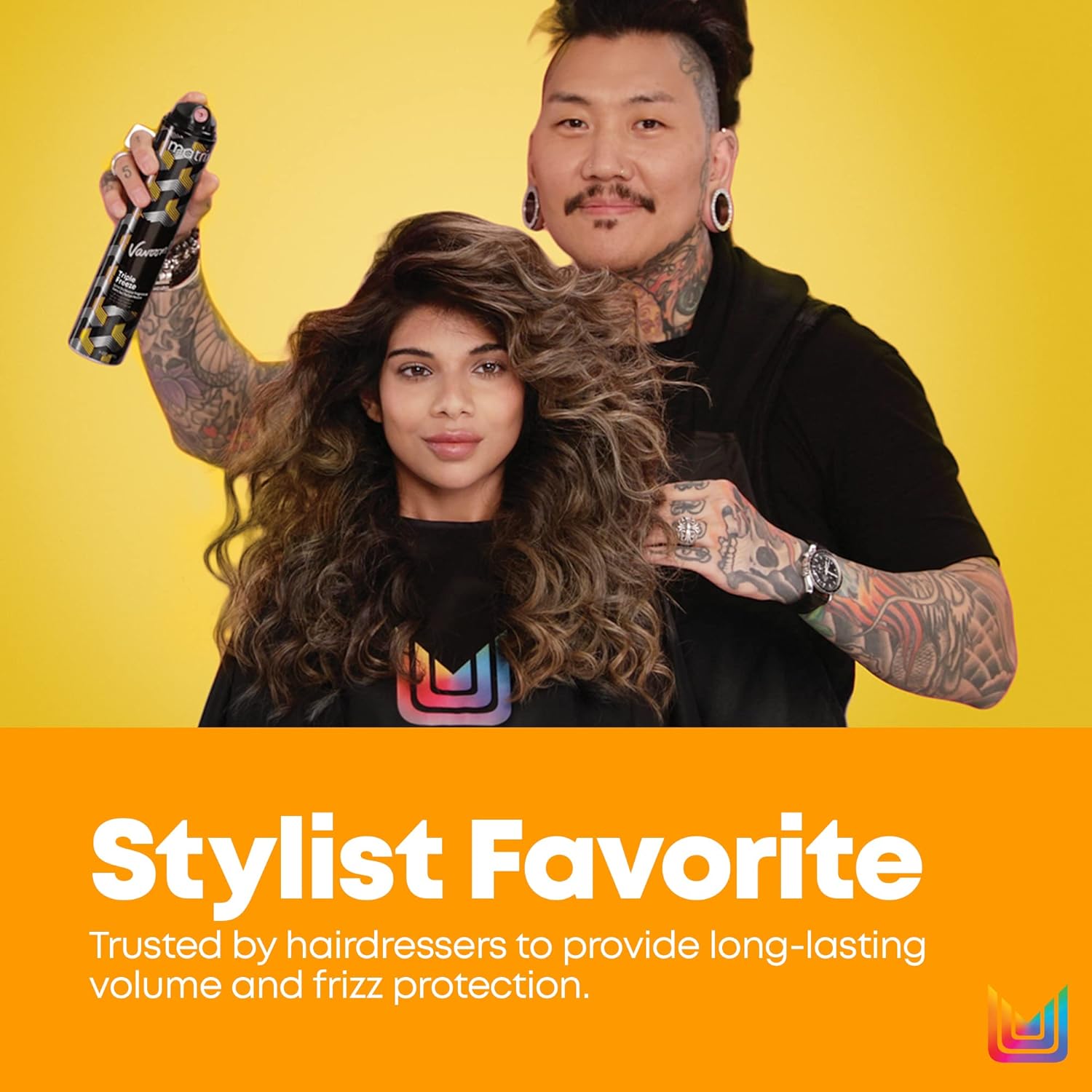 Matrix Vavoom Triple Freeze Extra Dry Hairspray | Adds Volume and Lift | Fast-Drying, 24 Hour Hold | Humidity Resistant | Hair Styling Product | 9 Oz. : Beauty & Personal Care