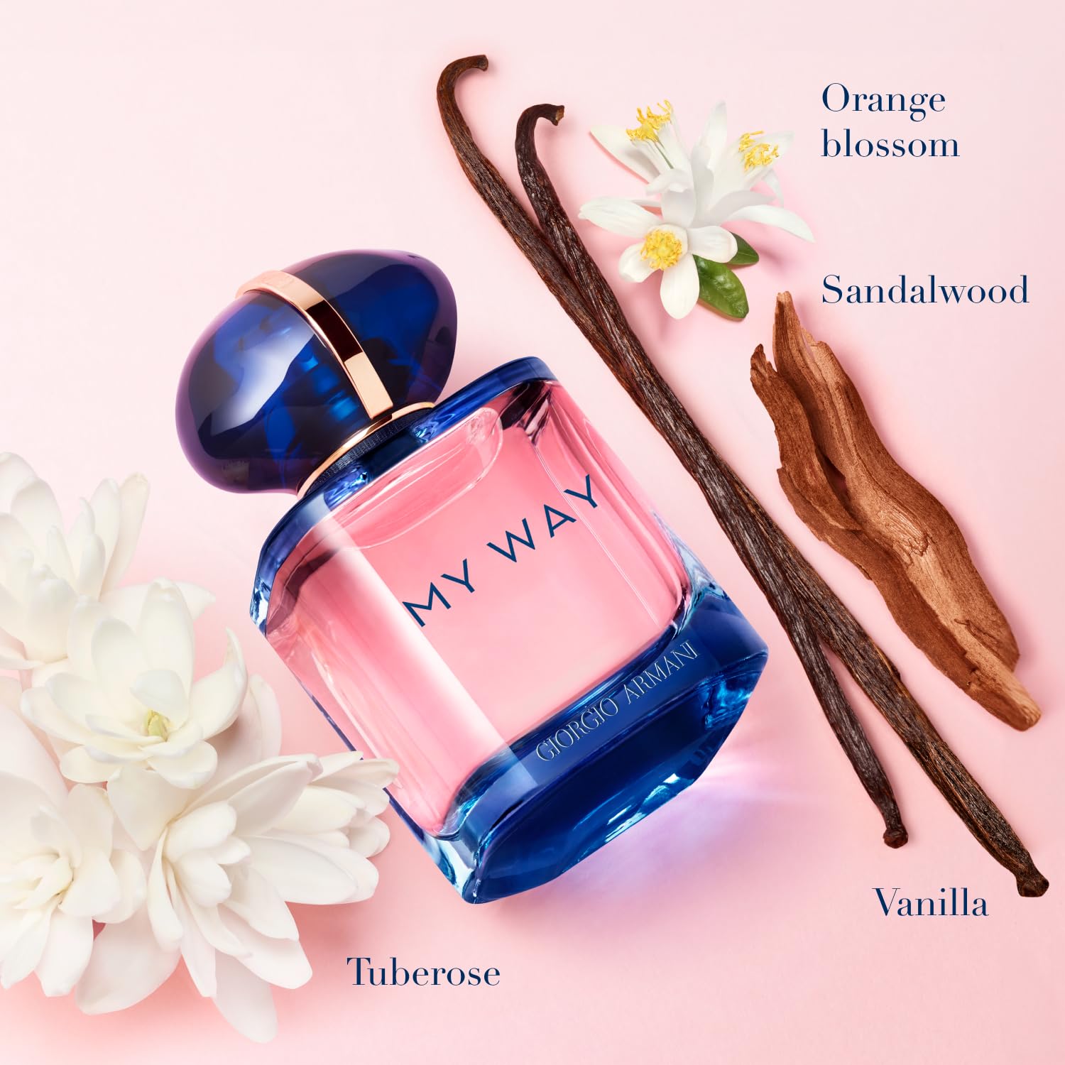Armani Beauty – My Way Intense – Eau De Parfum – Perfume For Women – Floral Woody & Amberyfragrance – Orange Blossom, Tuberose, Sandalwood & Vanilla Notes - 1.0 Fl Oz : Beauty & Personal Care