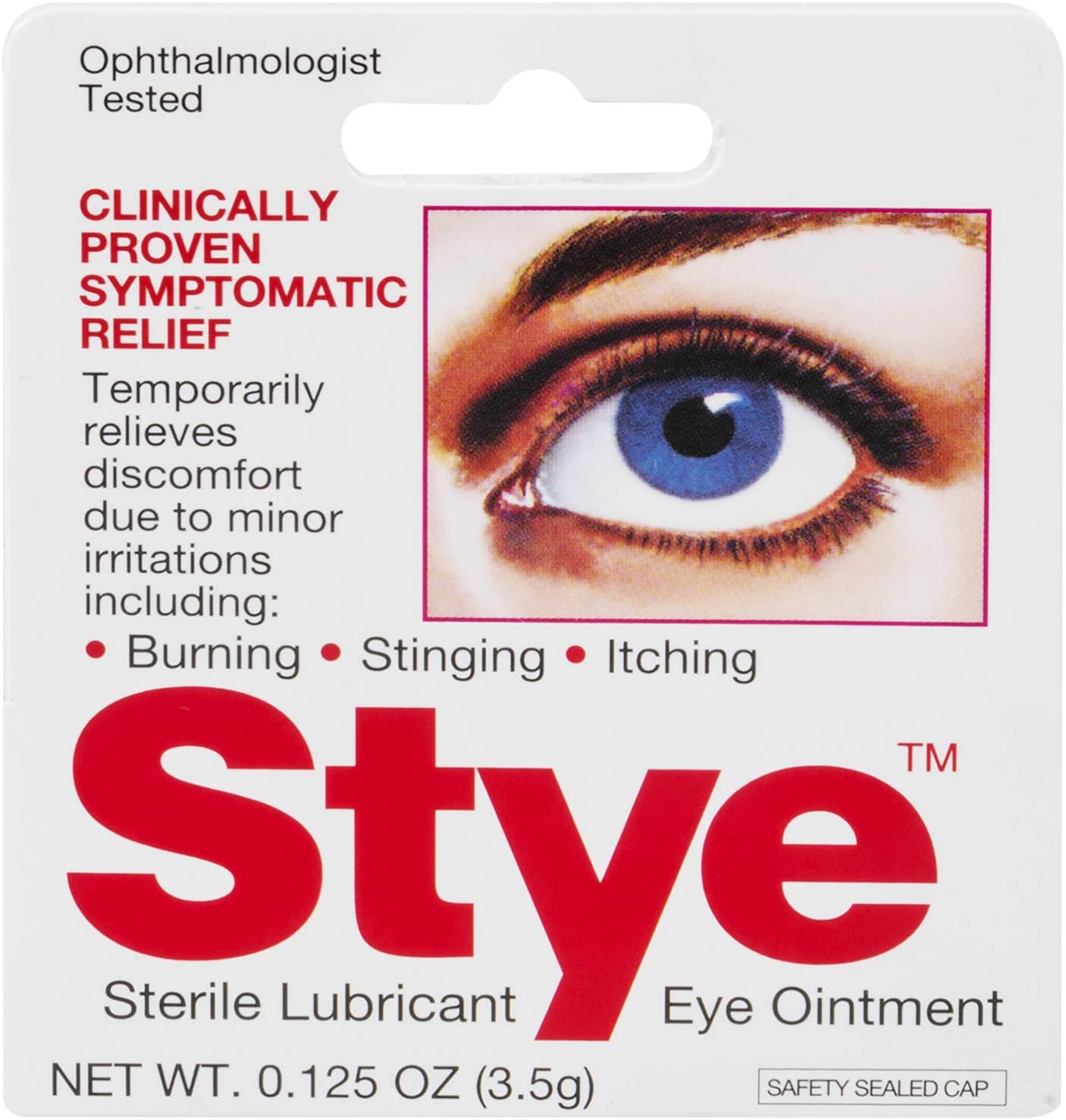 Stye Sterile Lubricant Eye Ointment, Ophthalmologist Tested, 0.125 Ounces (Pack Of 1)