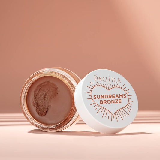 Pacifica Beauty | Sun Dreams Matte Cream Bronzer + Contour - Glow | High Pigmented Formula, Long-Lasting | Face + Body Makeup | Lightweight, Blendable, Buildable | Vegan, Talc-Free, Cruelty-Free