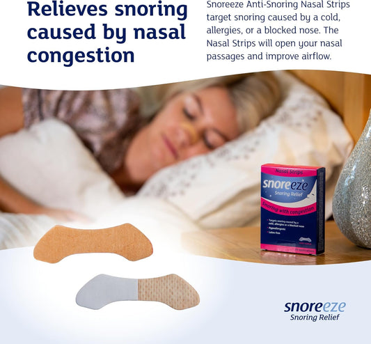 Snoreeze Anti-Snoring Nasal Spray - Hydrating Spray For Blocked Nose & Congestion Relief - Use With Mobile App To Stop Snoring - 10Ml Each - 75 Nights Use