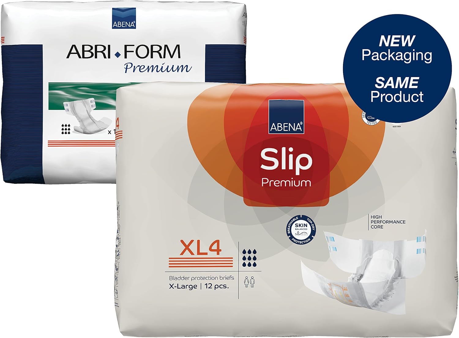 ABENA Slip Premium All-In-One Incontinence Pads For Men & Women, Eco-Labelled Womens Incontinence Pads, Mens Incontinence Pads, - XL 4, 110-170cm Waist, 4000ml Absorbency, 12PK : Amazon.co.uk: Health & Personal Care