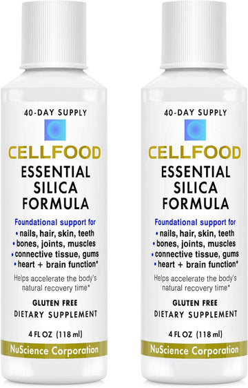 Cellfood Essential Silica Anti-Aging Formula, 4 fl oz, 2 Pack - Suppor