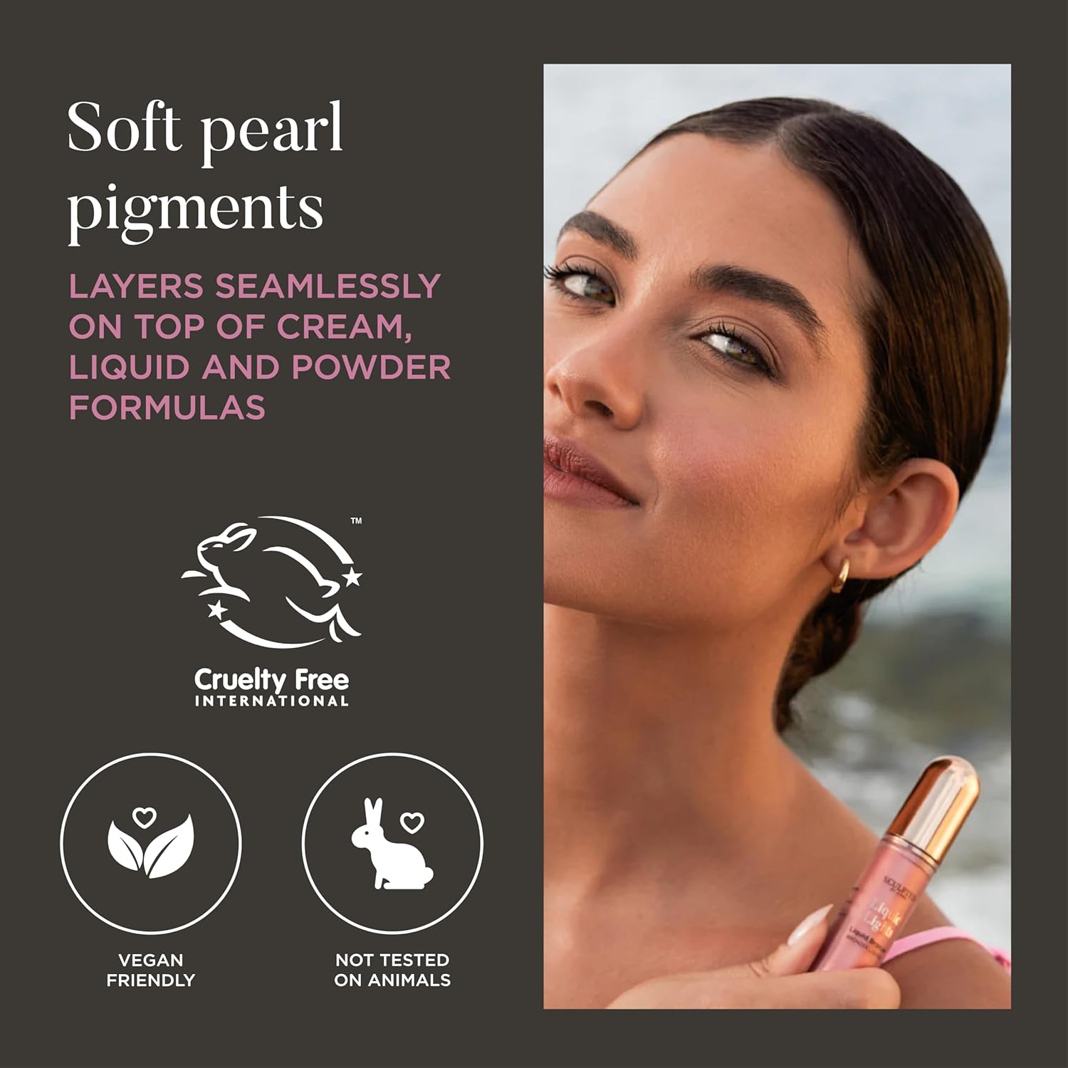 Liquid Lights Blush from Sculpted by Aimee (Matte Real Peachy) – 20g Vegan Liquid Blusher for Radiant Pop – 4 Shades for Pink, Peach or Rosy Blush Effect : Amazon.co.uk: Beauty
