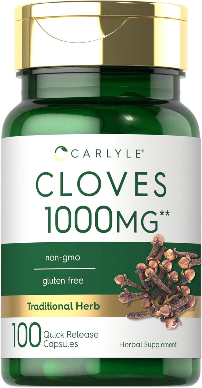 Carlyle Cloves Supplement | 1000Mg | 100 Capsules | Non-Gmo, Gluten Free