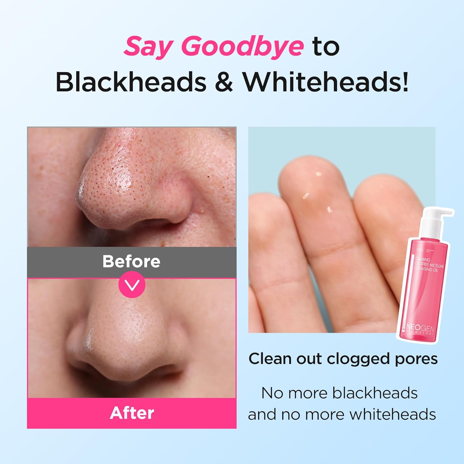 Neogen Calming Cleansing Oil Cica Tree Micellar 10.14Fl.Oz(300Ml) - Cleansing Oil For Sensitive Skin/Korean Skin Care/K-Beauty