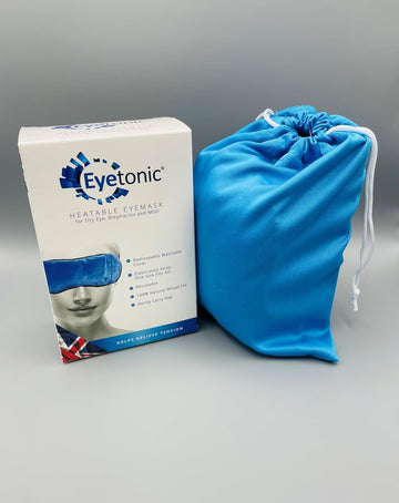 Premium Eye Mask For Dry Eye/Blepharitis With Removable Washable Cover And Adjustable Strap