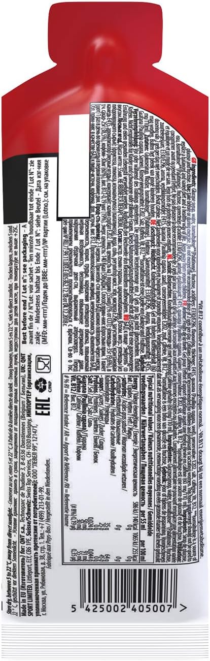 Qnt Energel 75 Ml Fruit Energy Gel Shots - Box Of 12