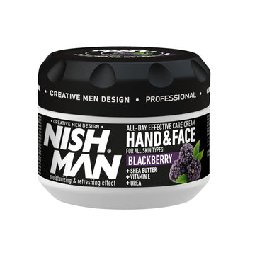 Nishman Hand & Face Cream Blackberry 300 Ml : Beauty & Personal Care