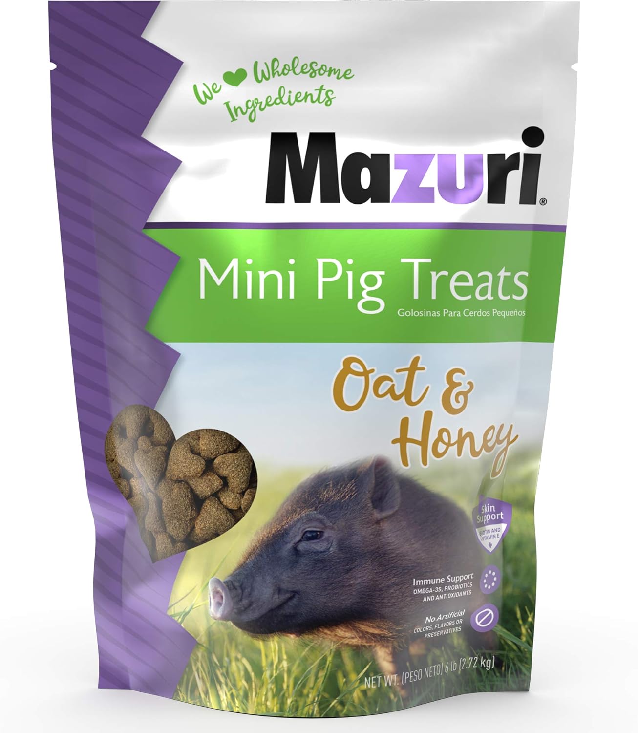 Mazuri® Mini Pig Treats – Oat & Honey, 6 Lb