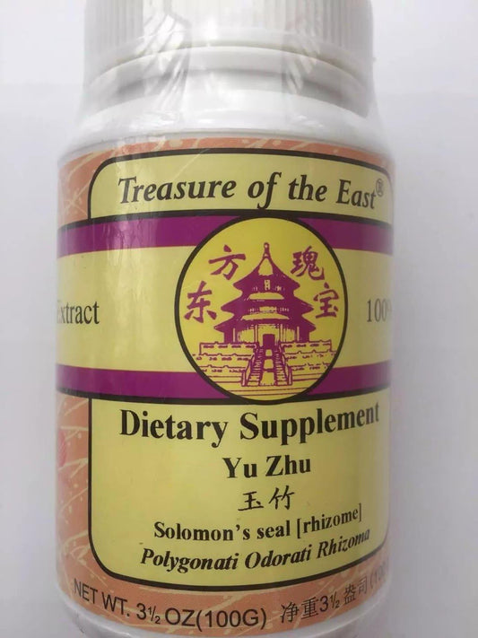 Treasure of The East, Solomon's Seal Rhizome - Yu Zhu (5:1 Concentrated Herbal Extract Granules, 100g) : Health & Household