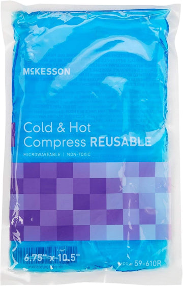 Mckesson Cold And Hot Compress, Reusable Gel Pack, 6 3/4 In X 10 1/2 In, 1 Count, 24 Packs, 24 Total