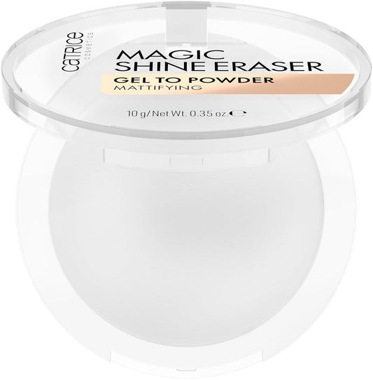 Catrice | Magic Shine Eraser Gel-To-Powder | Instant Matte, Soft-Focus Effect | Transparent, Travel-Friendly Formula | Vegan & Cruelty Free
