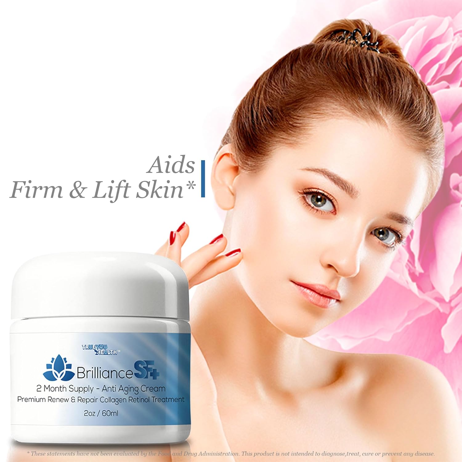 Brilliance Sf Plus 2 Month Supply Anti Wrinkle Cream - Our Best Pro Brilliance Sf Anti Aging Cream / Anti Wrinkle Cream Plus - Premium Plus Brilliance Sf Cream For Day & Night - Promote Soft Skin : Beauty & Personal Care