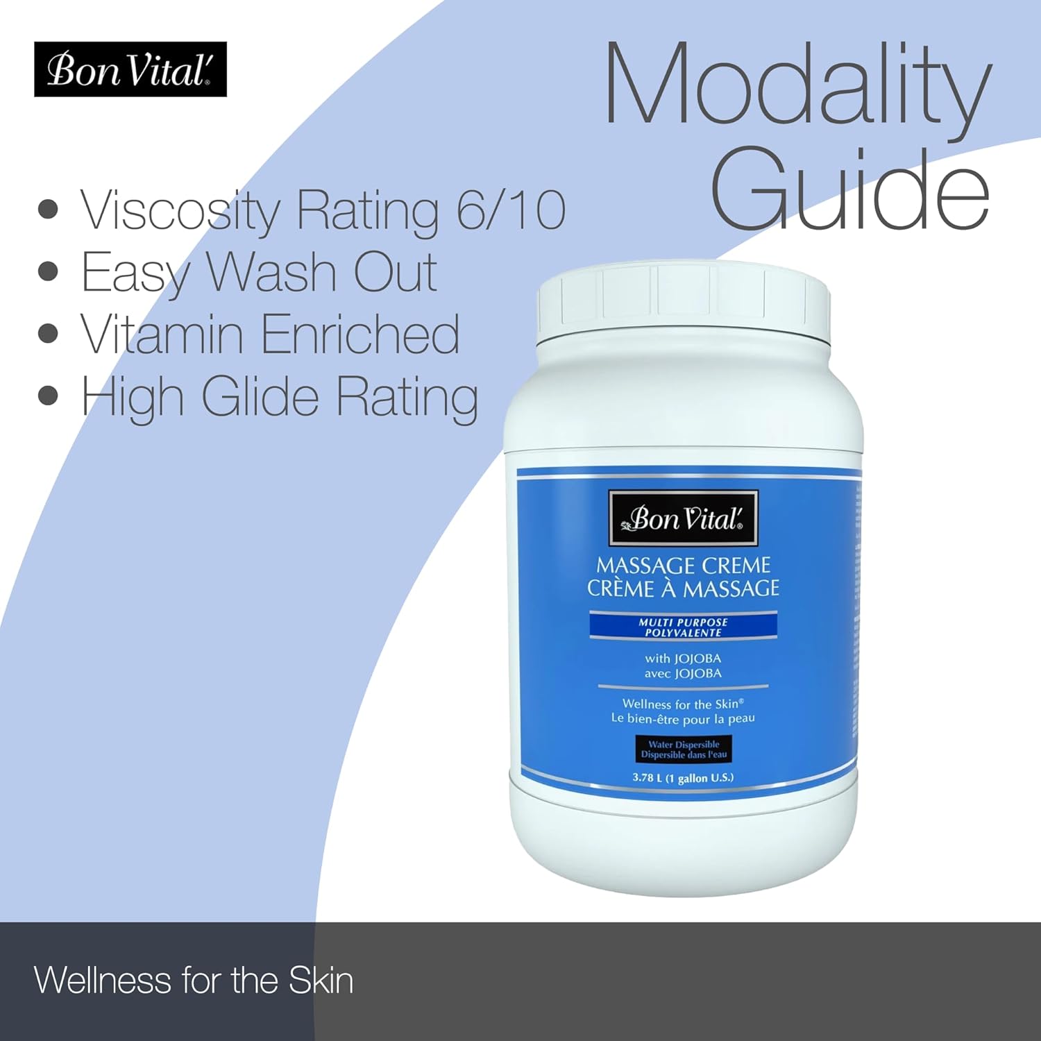 Bon Vital Multi-Purpose Massage Creme 1/2 Gallon : Health & Household