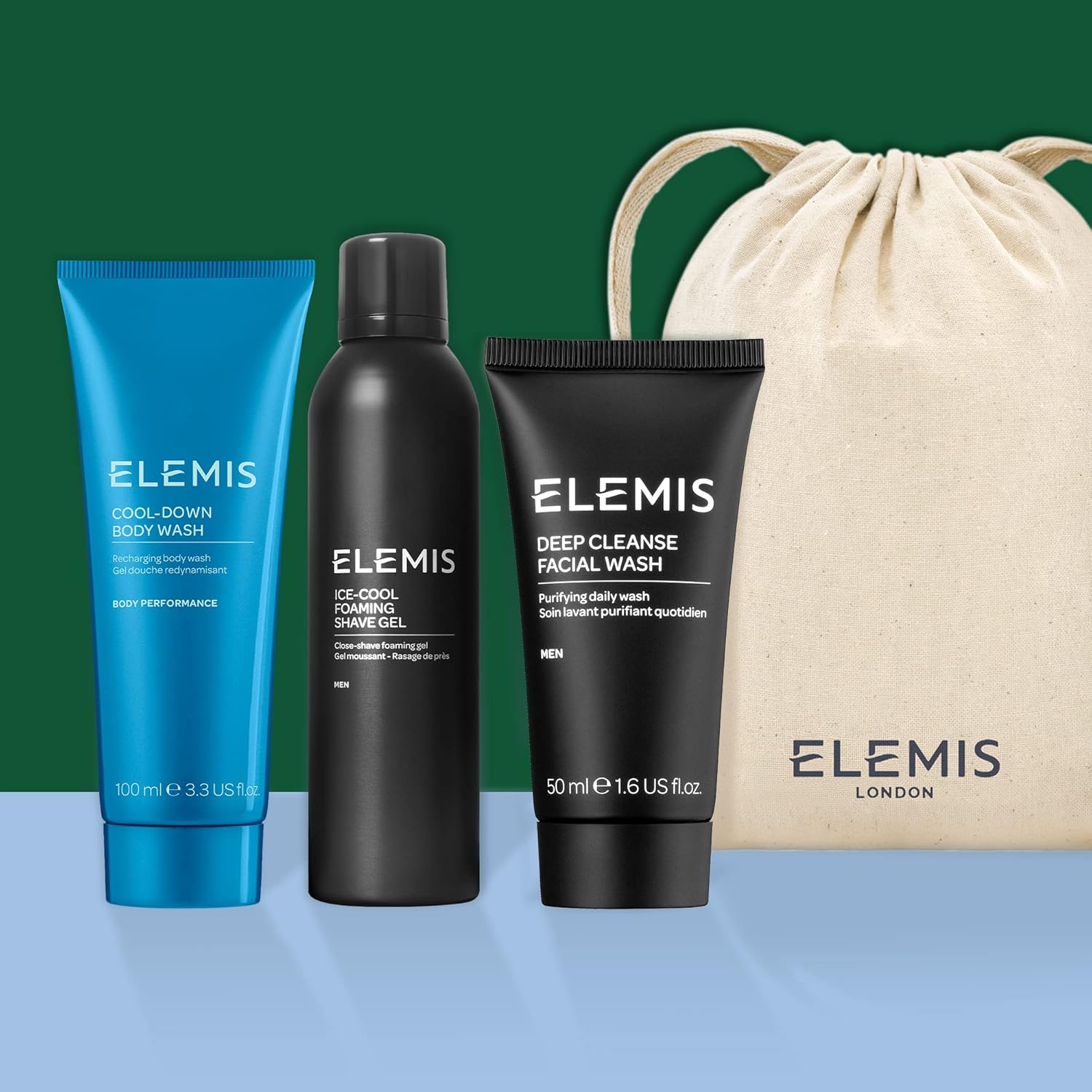 ELEMIS Men’s Head-to-Toe Grooming Collection, 3-Piece Daily Essentials to Elevate his Skin, Gift Set Includes: Pollutant-Targeted Deep Cleanse Facial Wash, Foaming Shave Gel and Cool-Down Body Wash : Amazon.co.uk: Beauty