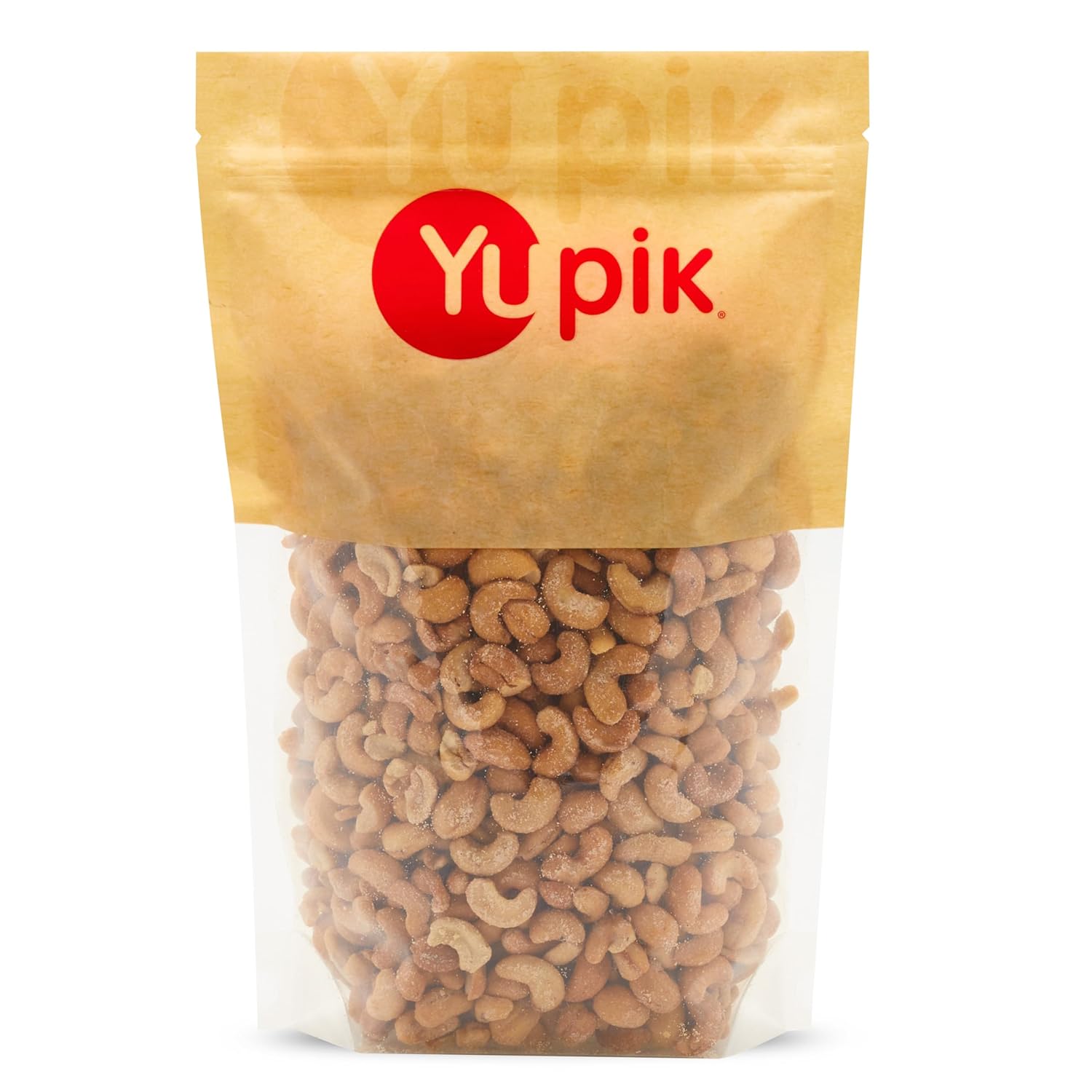 Yupik Roasted Salted Whole Cashews, 2.2 Lb, Gluten-Free, Kosher, Vegan, Seasoned Nuts, Lightly Coated With Salt, Source Of Protein & Iron, Crunchy, Savory Snacks