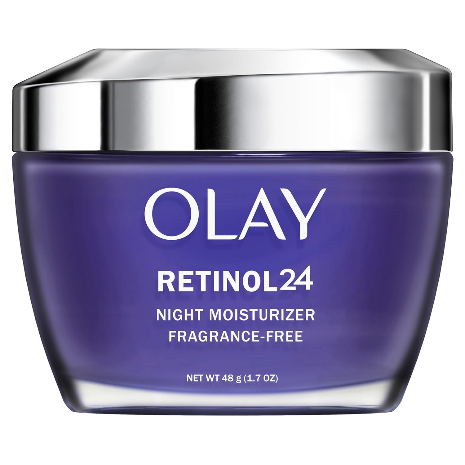 Olay Retinol 24 Face Moisturizer, Anti-Aging Night Face Cream For Wrinkles And Uneven Skin Tone With Retinol, 1.7 Oz