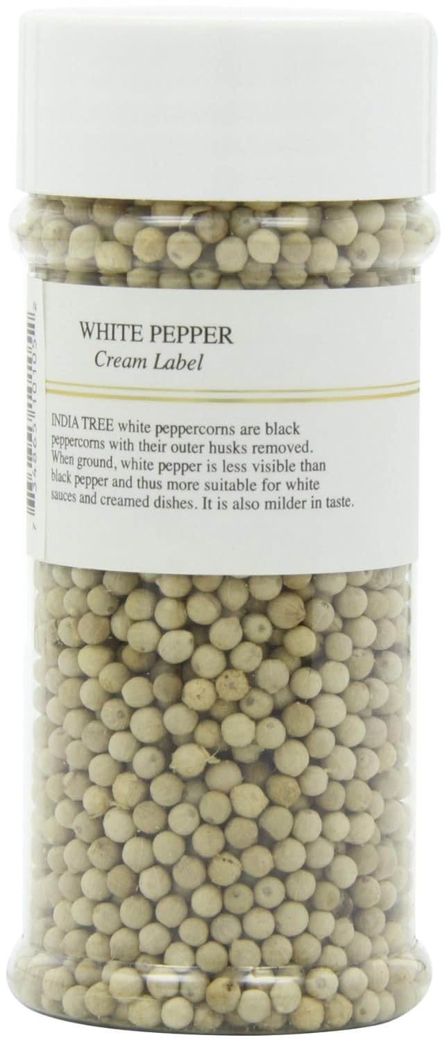 India Tree White Pepper, 5 Oz