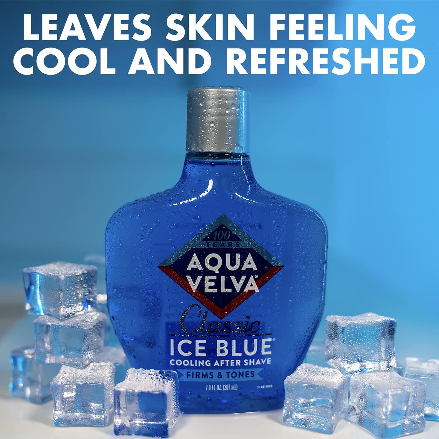 Aqua Velva After Shave, Classic Ice Blue, Soothes, Cools, And Refreshes Skin, 3.5 Ounce