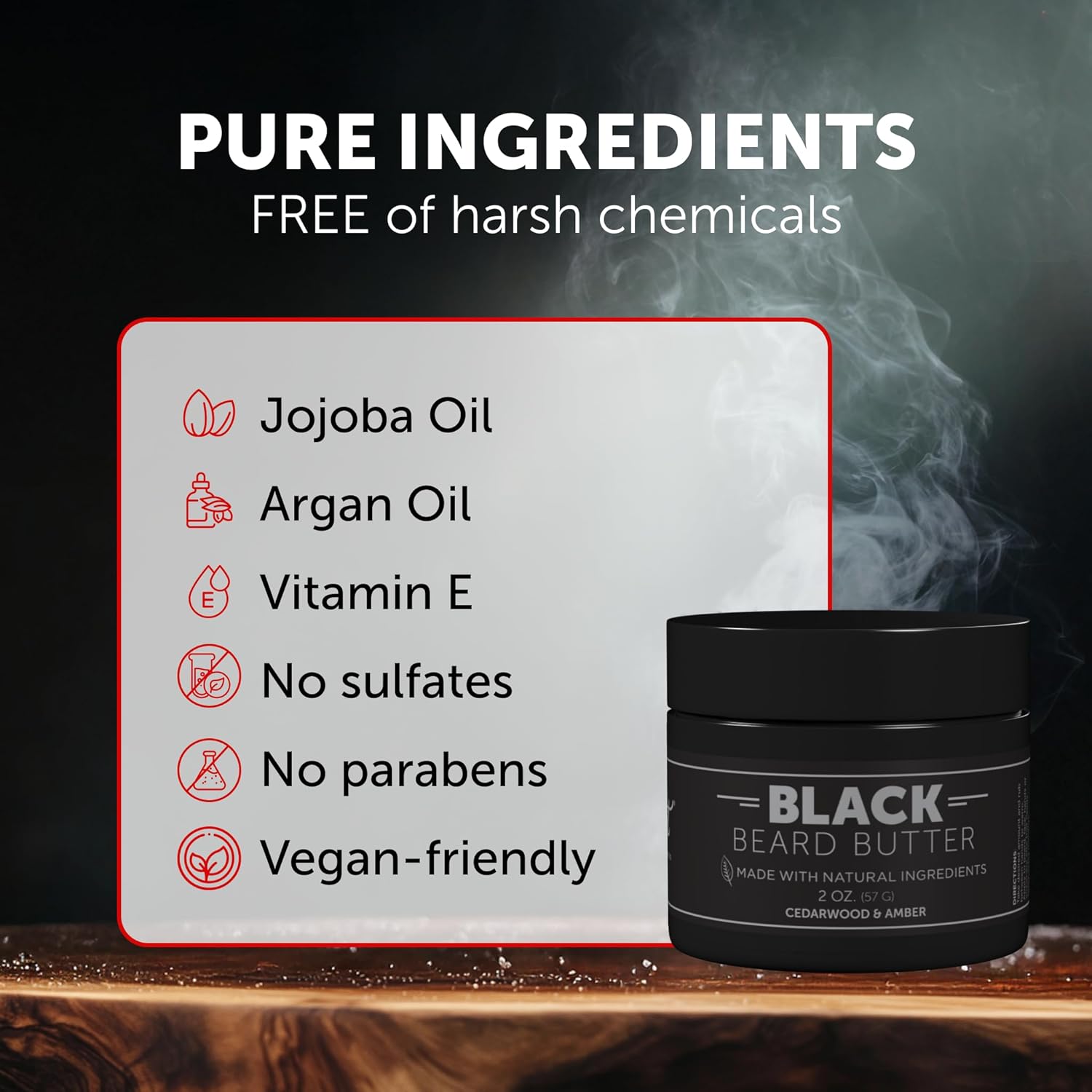 Detroit Grooming Co. Beard Butter For Men | Softens, Thickens & Hydrates With Safflower Oil & Shea Butter | Black Scent, 2Oz : Beauty & Personal Care