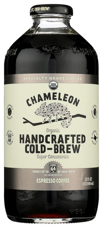 Chameleon Cold Brew Organic Espresso Cold Brew Coffee, 32 Fz