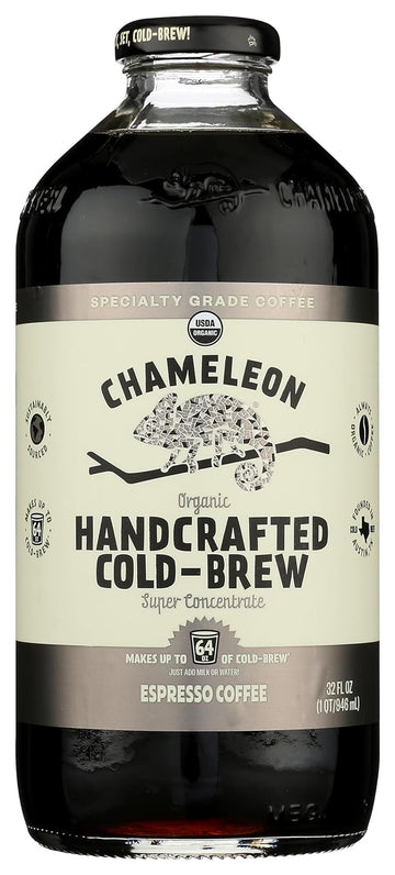 Chameleon Cold Brew Organic Espresso Cold Brew Coffee, 32 FZ