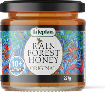 Lifeplan Active Honey Co. Pure Rainforest Honey Original 10+ — 227G Jar