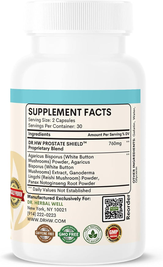 Prostate Shield – Clinically Tested Immune-Boosting 100% Natural No Added Vitamins Minerals Or Sugar